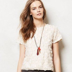 Anthropologie Weston Wear Lattice Blossom Top